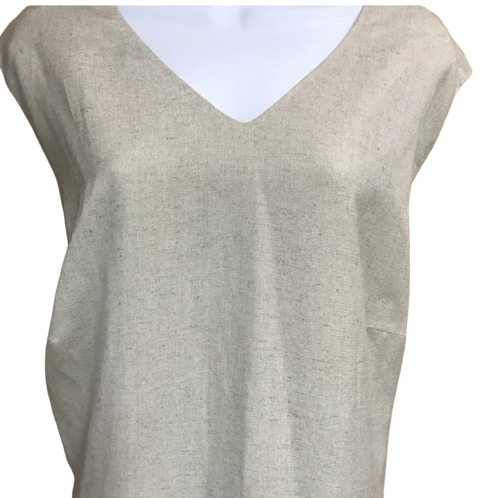Harve Benard Linen Sleeveless Dress - Picture 3 of 4